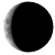 Waning Crescent, 25 days, 6 hours, 21 minutes in cycle