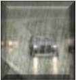 Moderate rain, Mostly cloudy