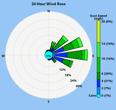 Wind direction plot