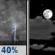 Thursday Night: Scattered Showers And Thunderstorms then Partly Cloudy