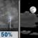 Friday Night: Scattered Showers And Thunderstorms then Partly Cloudy